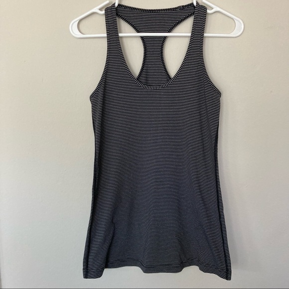 Lululemon Grey/Black Racerback Tank - Picture 7 of 8